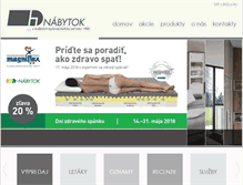 Tablet Screenshot of d-nabytok.sk